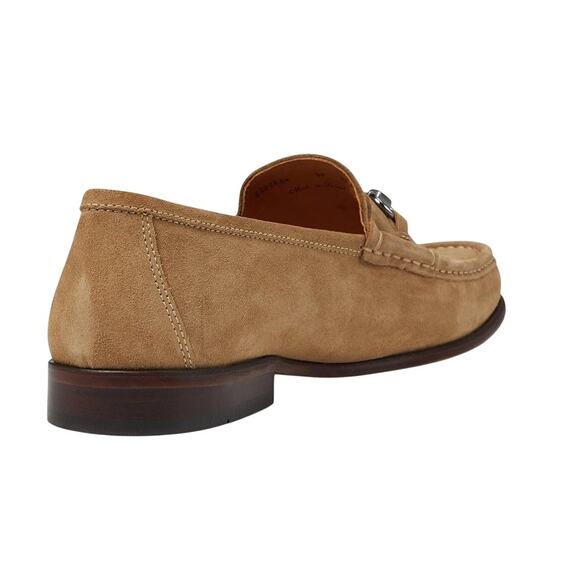 Martin Dingman Mens Addison Loafers US 8 EU 41 Tan Suede Water Repellent NIB - Picture 3 of 13